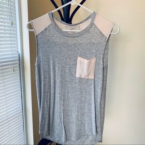 Grey and pink tank